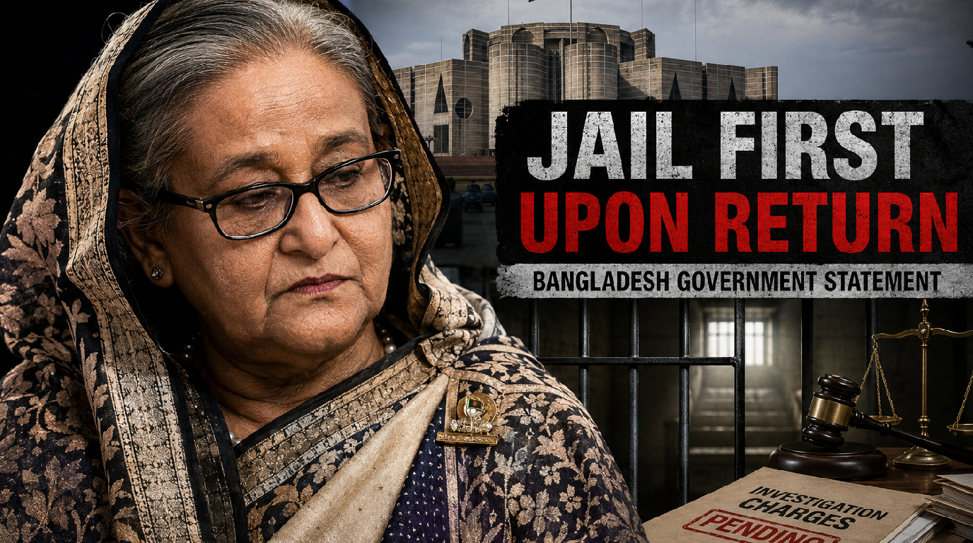 ফিরলেই জেল হাসিনার, সাফ জানাল বাংলাদেশ সরকার