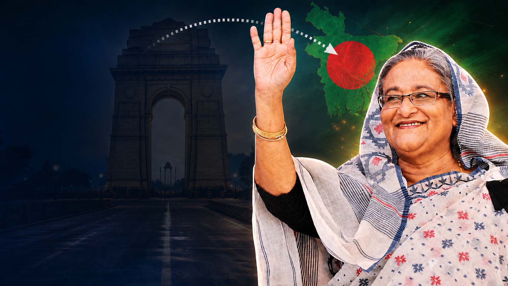 গ্রেপ্তার–কারাবাসের ভয় নেই, বাংলাদেশে ফিরব: দিল্লির ভাষণে শেখ হাসিনা
