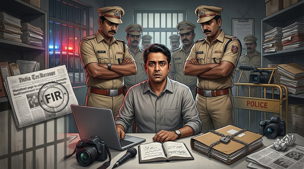 খবর অপছন্দ হলেই এফআইআর: গণতন্ত্রের নতুন সংবাদ-সম্পাদকের নাম পুলিশ