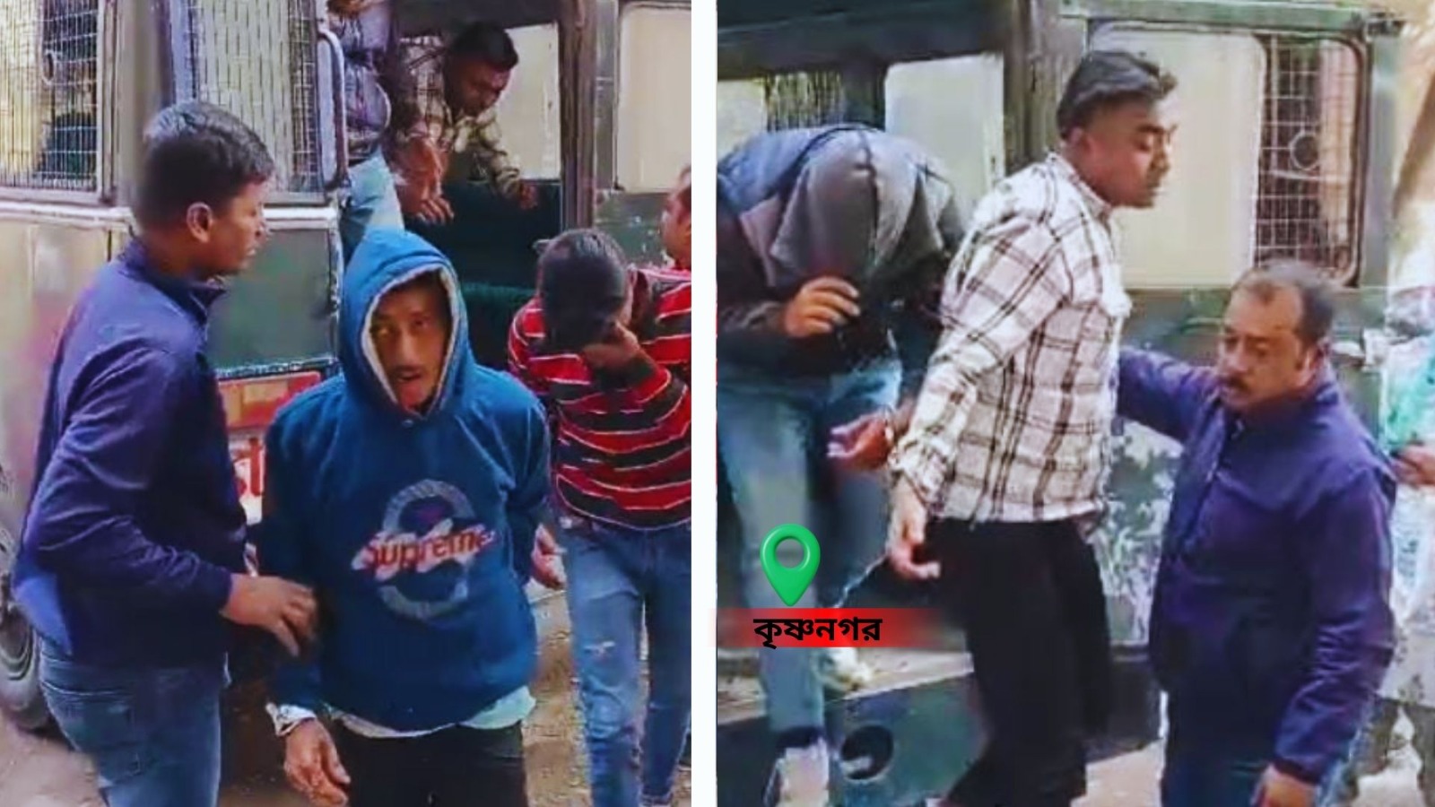 সরস্বতী বিসর্জনে তান্ডব কৃষ্ণনগরে, ধৃত চার