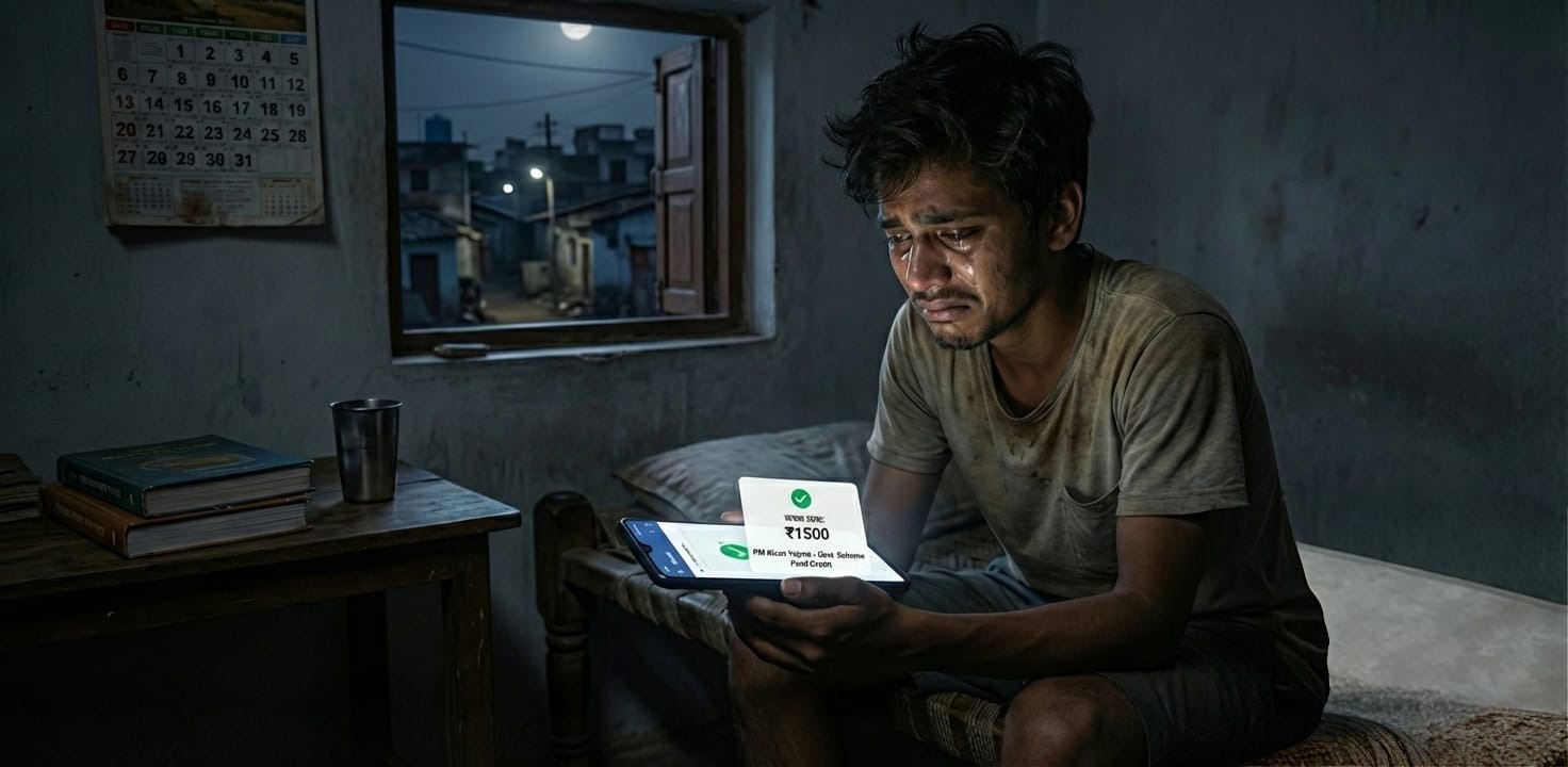 মাঝরাতে বেকারের মোবাইলে জীবনের আলো